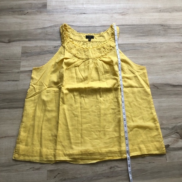 Talbots Yellow Ruffled Tank Top - Picture 2 of 6